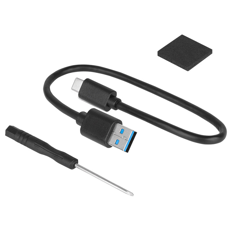 Carcasă externă din aluminiu pentru SSD M.2 NVMe cu USB-C 3.1 Rebel KOM1202