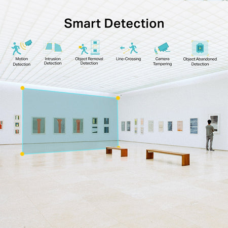 Cameră de supraveghere turret 4 MP cu obiectiv de 2,8 mm și IR 30 m TP-Link KOMC440I-2.8
