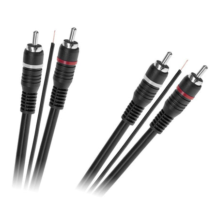 Cablu audio 2 x RCA tată - 2 x RCA tată cu fir de control, 5 m KPO2687-5