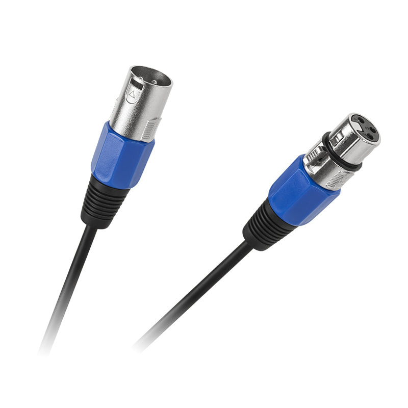 Cablu microfon cu conectori XLR mamă-tată de 10 m KPO2756-10