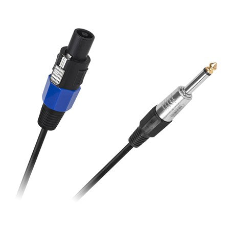Cablu cu mufă jack mono 6,3 mm tată - Speakon tată 10 m KPO2759-10