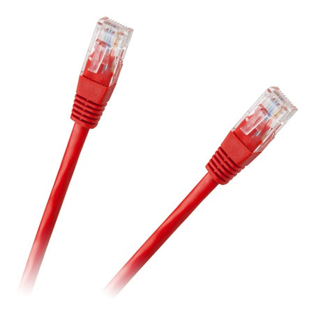 Patchcord UTP Cat6E CCA roșu de 3 m KPO2778B-3.0