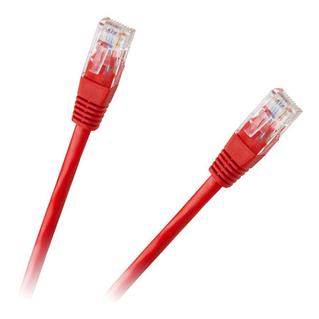 Patchcord UTP Cat6E CCA roșu de 3 m KPO2778B-3.0