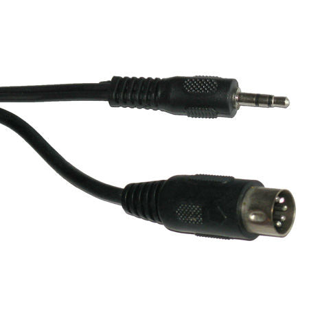 Cablu de conectare DIN 5 pini și jack stereo 3,5 mm de 1,2 m KPO2846-1.2