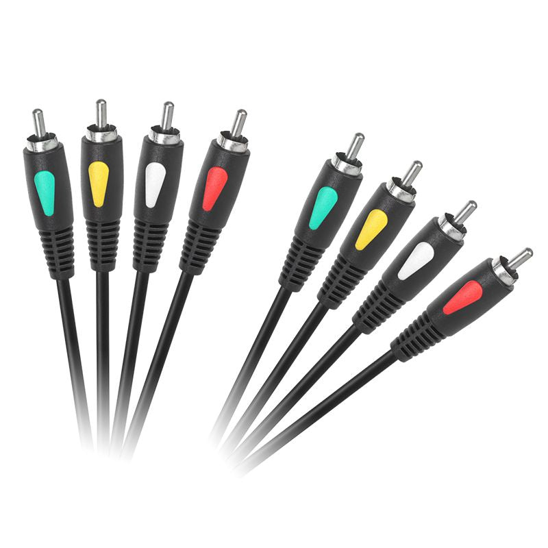 Cablu 4x RCA - 4x RCA de 1 m Eco-Line Cabletech KPO4003-1.0