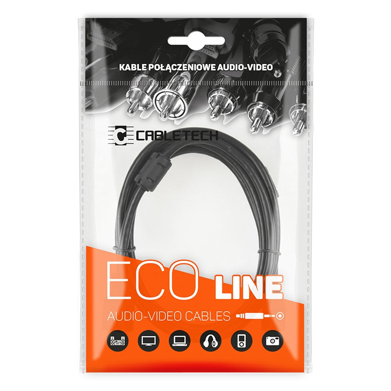 Cablu USB - micro USB de 0,2 m Eco-line Cabletech KPO4009-0.2