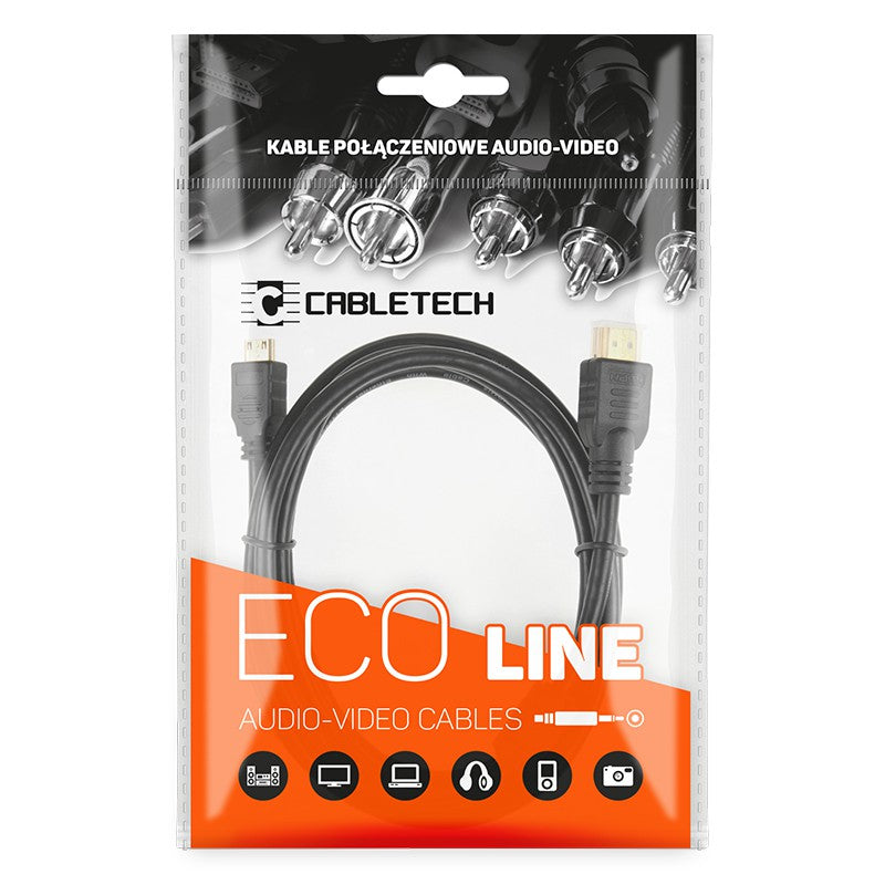 Cablu HDMI - HDMI 2.1 8K cu lungime de 1,5 m Cabletech KPO4020-1.5