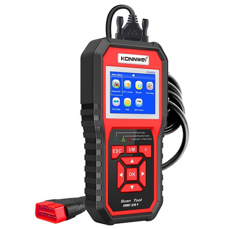 Tester diagnoză auto OBD2 multimarca pentru motor, ABS și transmisie Konnwei KW850