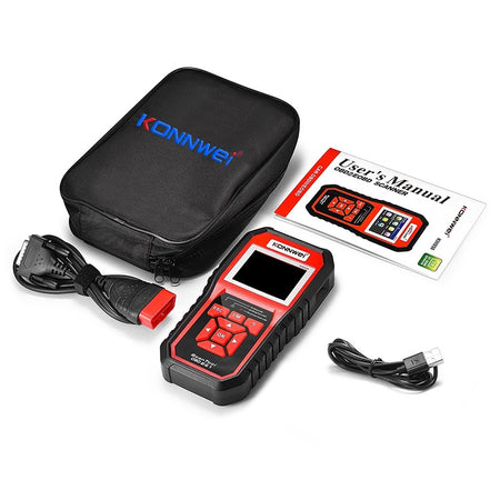 Tester diagnoză auto OBD2 multimarca pentru motor, ABS și transmisie Konnwei KW850