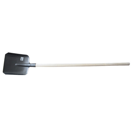 Lopată cu mâner lemn ergonomic, 240 × 270 mm, 1300 × 40 mm ROMPROFIX L0040