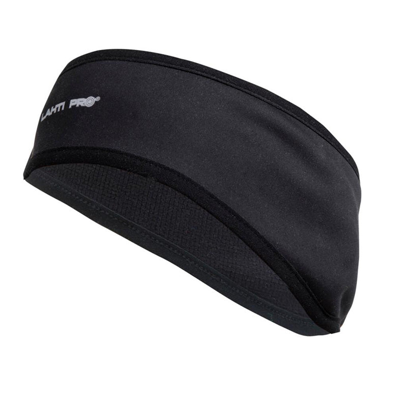Bandană pentru cap negru, elastică, confort termic LAHTI PRO L102220S