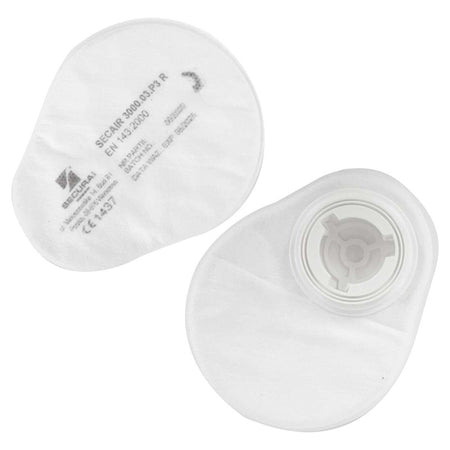 Filtre adiționale pentru măștile de gaz LAHTI PRO, 2 buc/set, compatibile cu L1201300/L1201400