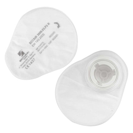 Filtre adiționale pentru măștile de gaz LAHTI PRO, 2 buc/set, compatibile cu L1201300/L1201400