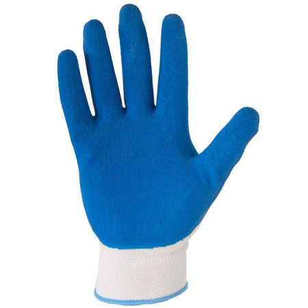 Mănușă latex cu poliester LAHTI PRO pentru protecția mâinilor