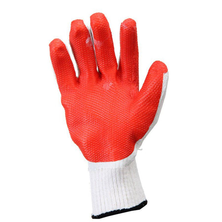 Mănuși latex cu poliester-bumbac întărite dorsal LAHTI PRO 10 (XL)