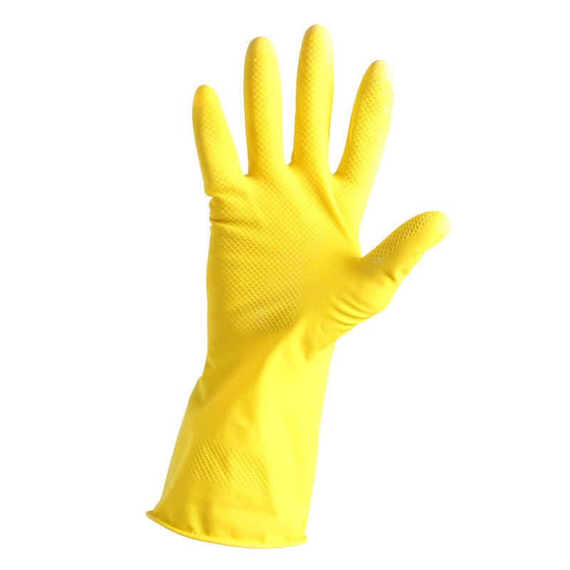 Mănuși latex de gospodărie LAHTI PRO cu interior plusat