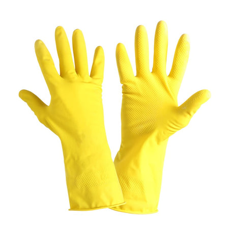 Mănuși latex de gospodărie LAHTI PRO cu interior plusat