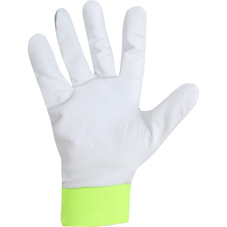 Mănuși piele ovină galben-alb LAHTI PRO pentru protecție 10 (XL)