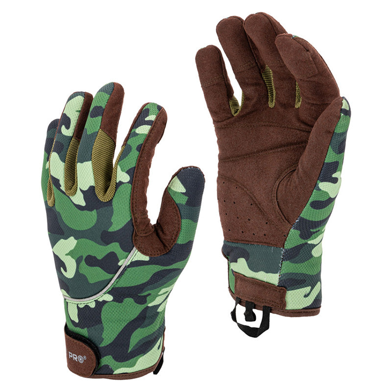 Mănușă poliester cu model camuflaj LAHTI PRO pentru protecție
