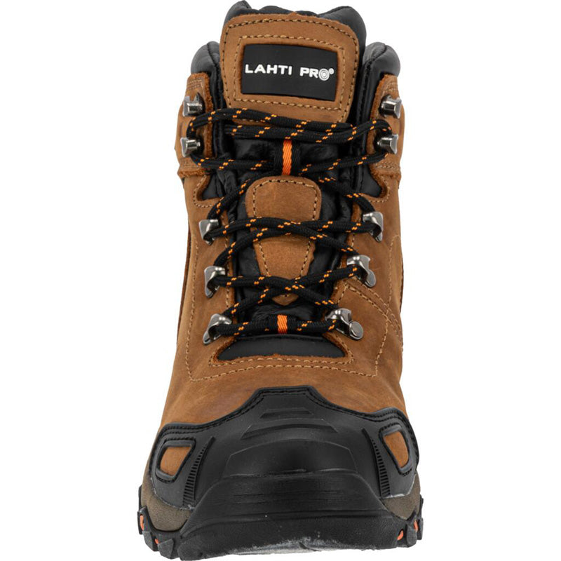 Bocanci piele velur cu talpă cauciuc LAHTI PRO O2 SRA pentru trekking