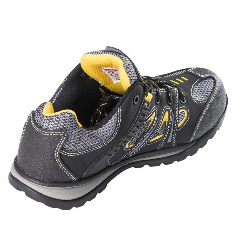 Pantofi protecție piele velur și țesătură cu cauciuc Lahti Pro S1P SRA