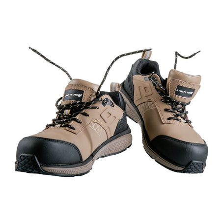 Pantofi de protecție din piele velur S3 SRC cu talpă cauciuc și bombeu compozit LAHTI PRO cod furnizor public
