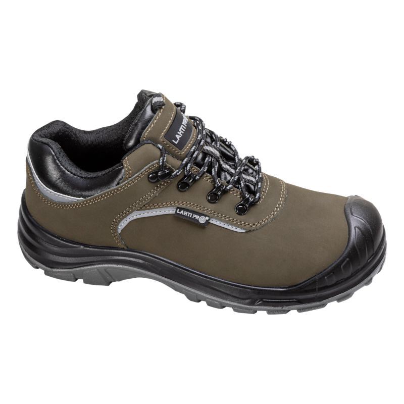Pantofi protecție piele-velur cu reflectorizant S3 SRC LAHTI PRO