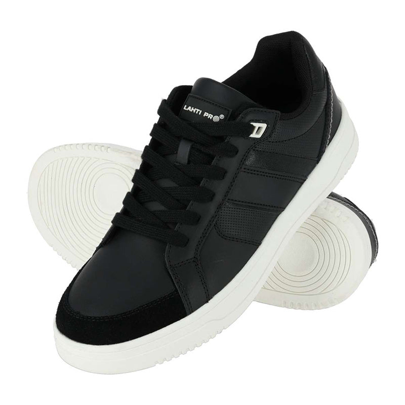 Bocanci protecție din piele velur și material textil LAHTI PRO S1SRC