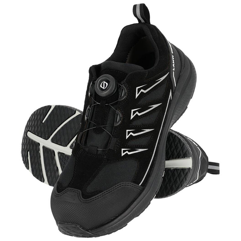 Pantofi de protecție din piele-velur termorezistenți LAHTI PRO S1FOHROSR cu sistem SPINON și bombeu compozit