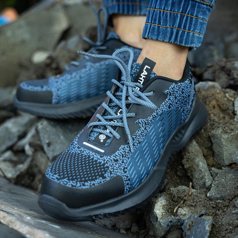 Pantofi de protecție reflectorizanți SBFO bleumarin LAHTI PRO