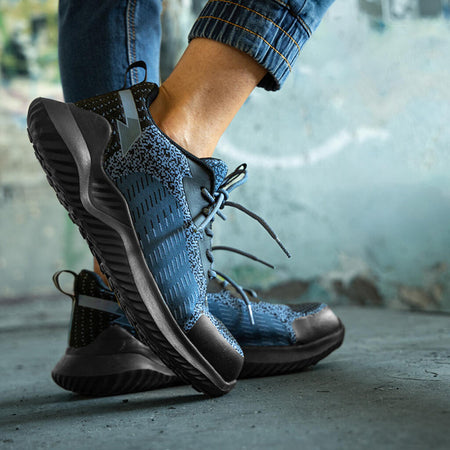 Pantofi de protecție reflectorizanți SBFO bleumarin LAHTI PRO