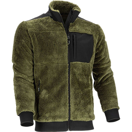 Jachetă polar tip-sherpa verde LAHTI PRO pentru protecție și confort