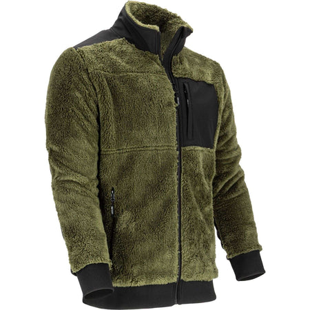 Jachetă polar tip-sherpa verde LAHTI PRO pentru protecție și confort