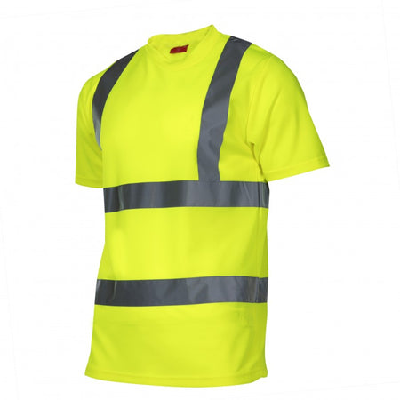 Tricou reflectorizant LAHTI PRO, material respirant, benzi EN ISO 20471