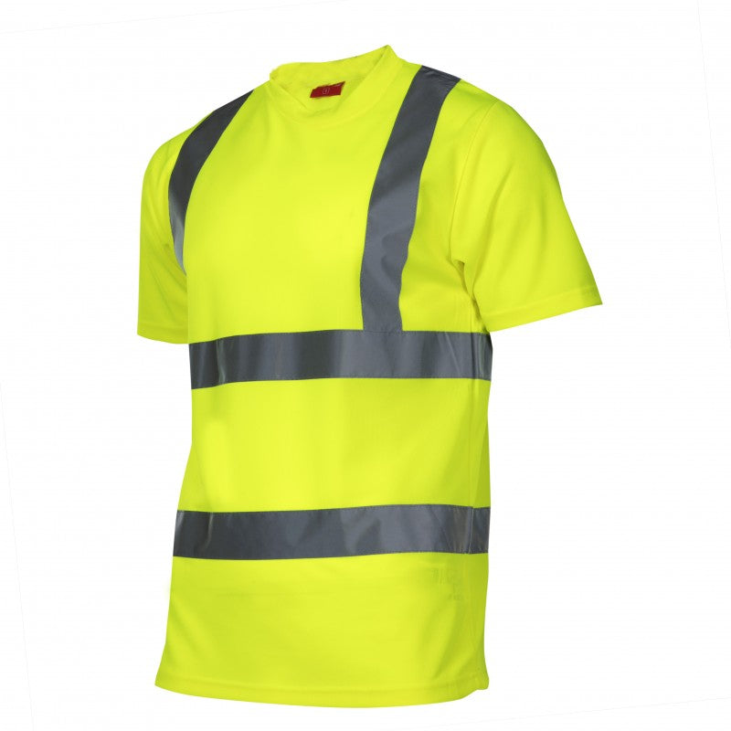 Tricou reflectorizant LAHTI PRO, material respirant, benzi EN ISO 20471