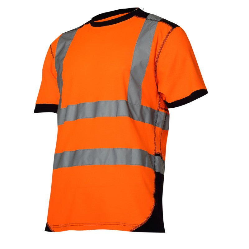 Tricou reflectorizant LAHTI PRO vizibilitate clasa 2 portocaliu