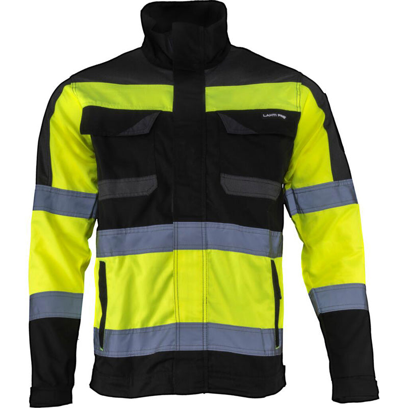 Jachetă reflectorizantă slim-fit LAHTI PRO pentru lucru, verde sau portocaliu