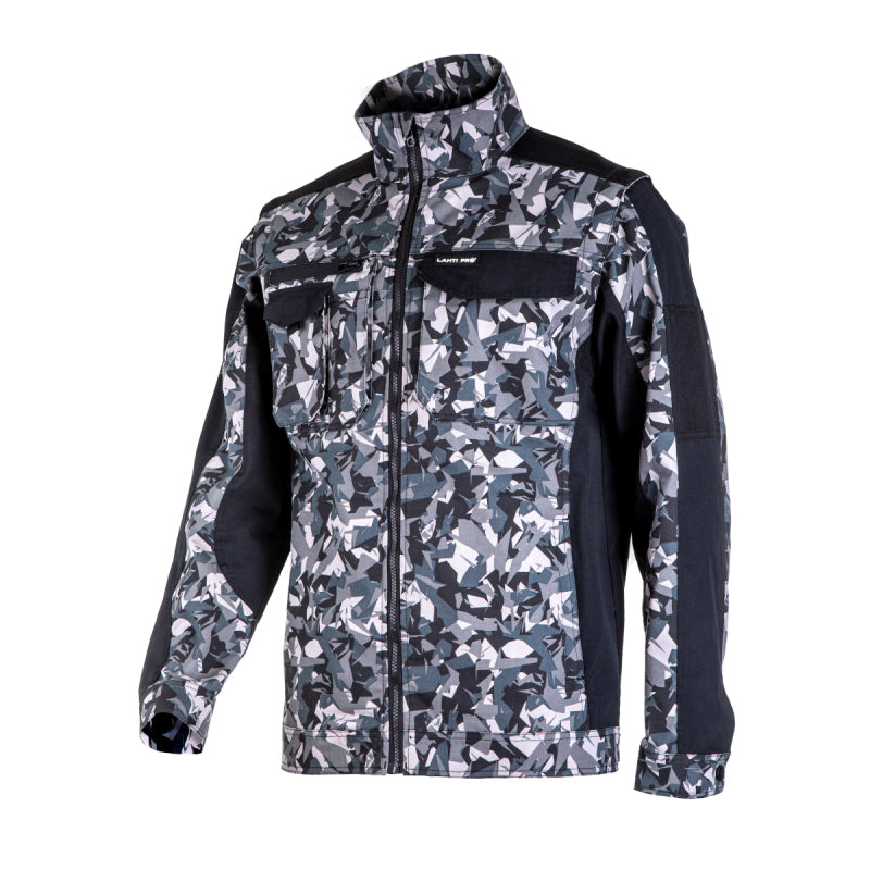 Jachetă de lucru multifuncțională camuflaj LAHTI PRO cu mâneci detașabile și întărituri, cod furnizor