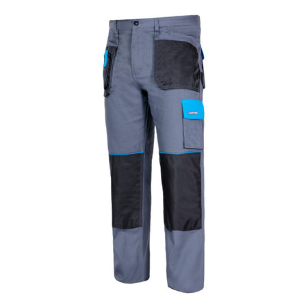 Pantaloni de lucru subțiri bumbac LAHTI PRO, 100% bumbac, 9 buzunare, talie ajustabilă