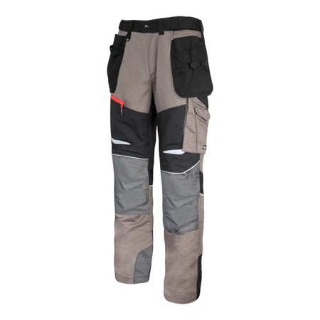 Pantaloni de lucru slim fit confortabili LAHTI PRO, material rezistent, buzunare multiple, elemente reflectorizante, cod furnizor public