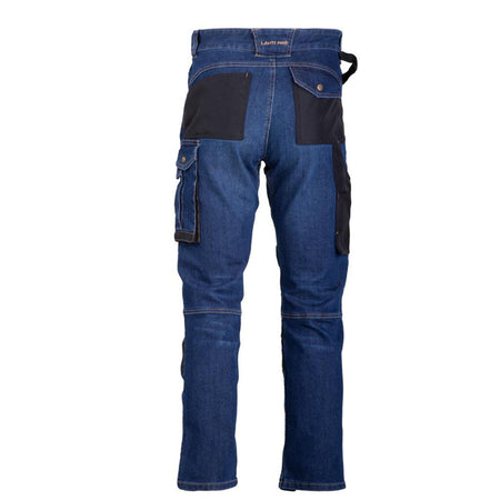 Pantaloni de lucru tip blugi slim-fit elastici LAHTI PRO pentru protecție zilnică