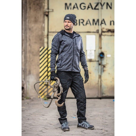 Pantaloni intervenție negri LAHTI PRO L40515, material ripstop, 8 buzunare, reflectorizanți, EN ISO 13688
