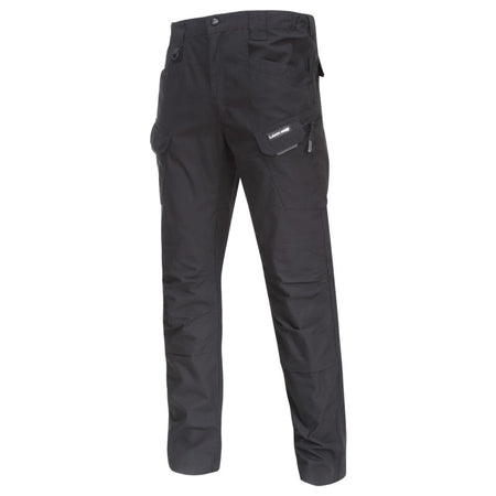 Pantaloni intervenție negri LAHTI PRO L40515, material ripstop, 8 buzunare, reflectorizanți, EN ISO 13688