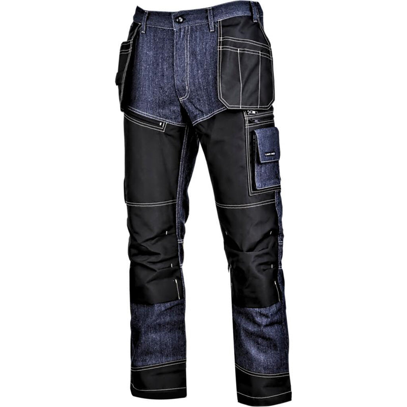 Pantaloni de lucru tip blugi cu întărituri, 16 buzunare, Lahti Pro