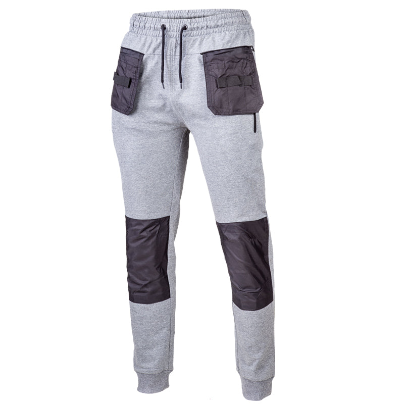 Pantaloni trening LAHTI PRO cu buzunare detașabile, material 60% bumbac 38% poliester 2% elastan, gri, cod furnizor public