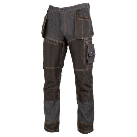 Pantaloni de lucru tip blugi cu întărituri, 16 buzunare, Lahti Pro