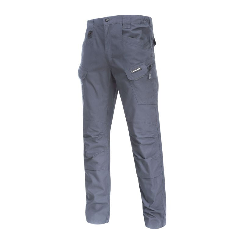 Pantaloni intervenție gri LAHTI PRO rezistenți la uzură, slim fit, material întărit, cod furnizor