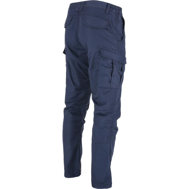 Pantaloni de intervenție bleumarin LAHTI PRO tip Canvas cu întărituri poliester 600D și croială slim fit