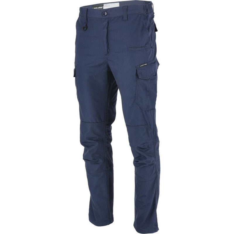 Pantaloni de intervenție bleumarin LAHTI PRO tip Canvas cu întărituri poliester 600D și croială slim fit