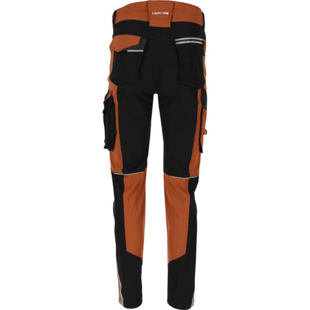 Pantaloni de lucru slim-fit super-elastici LAHTI PRO pentru bărbați, material rezistent, standard EN14387